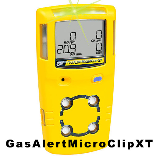 BW GasAlertMicroClip XT 四合一气体检测仪（经济型）
