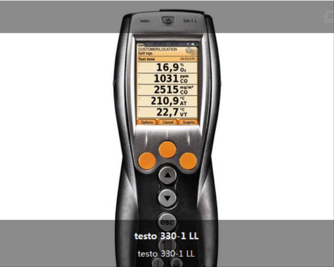 testo 330-1 LL - 增强版烟气分析仪  订货号 0632 3306
